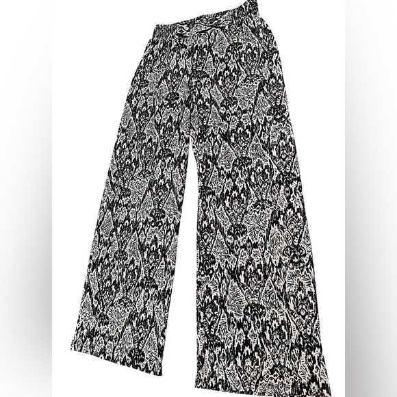 IMAN Global Chic Palazzo Wide Leg Pants Size S Short - Picture 3 of 9